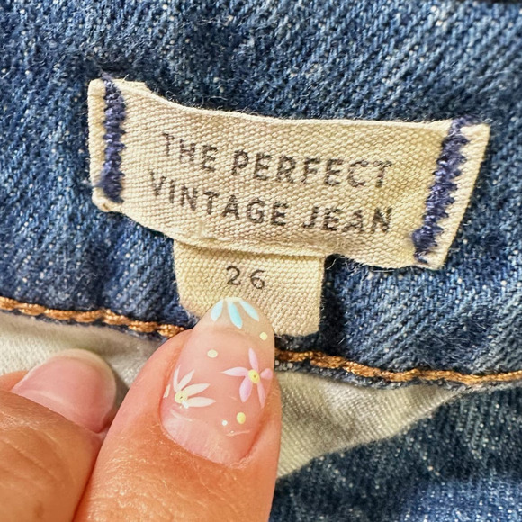 Madewell The Perfect Vintage Jeans Medium Blue Wash Women 26 - Picture 5 of 10